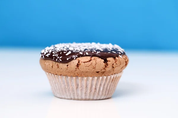 Köstliche Cupcake Schokolade Topping — Stockfoto