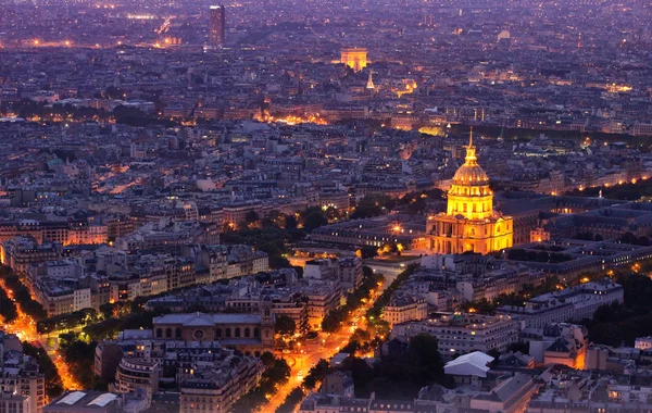 Линия горизонта Парижа, Франция — стоковое фото
