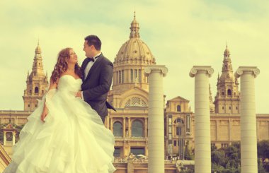 Gelin ve damat şehir