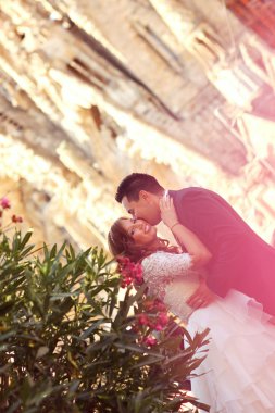 damat ve gelin açık poz