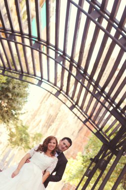 Gelin ve damat açık poz