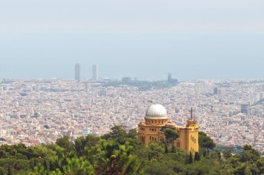 Tibidabo hill, Barselona, İspanya, sarayda