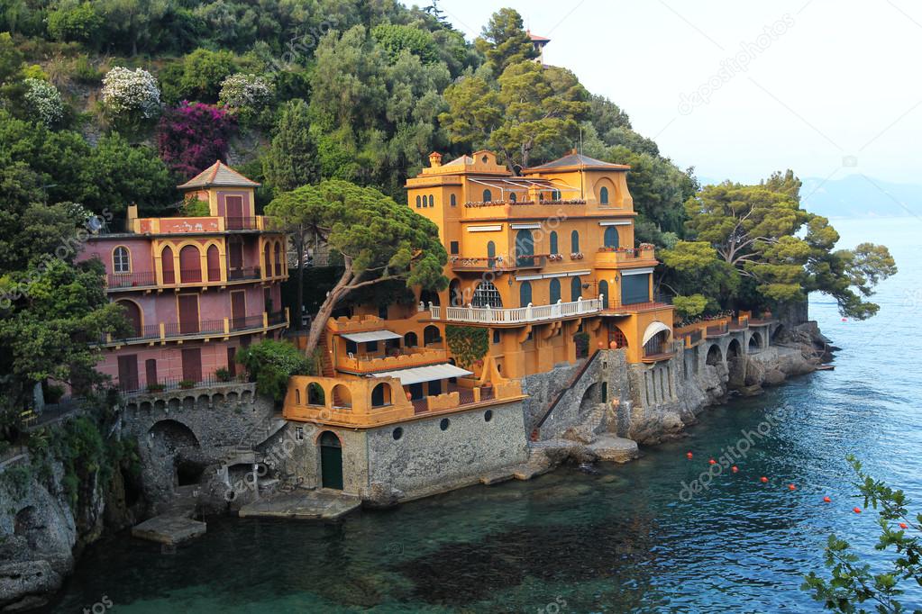 Portofino harbour - small italian town on Ligurian sea.