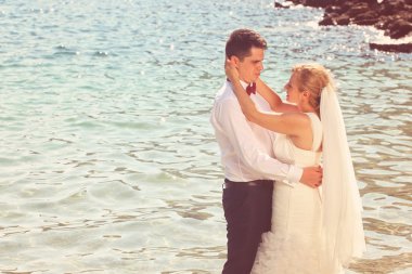 Gelin ve damat, okyanus