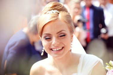 Güzel gelin düğün gününde