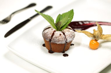 lezzetli çikolatalı kek