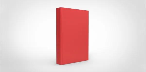 빨간 책 커버에 고립 된 일반 배경 — 스톡 사진