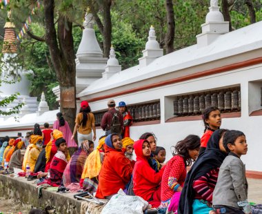Swayambhunath Stupa dilenciler