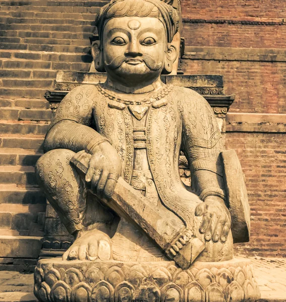 Hoedster van Nyatapola tempel, Bhaktapur — Stockfoto