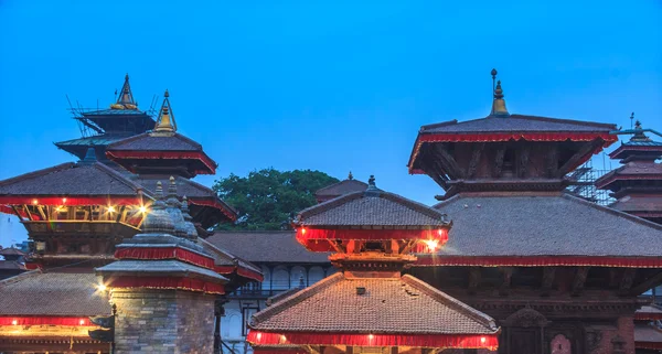 Tempels in de stad van Kathmandu, Nepal — Stockfoto