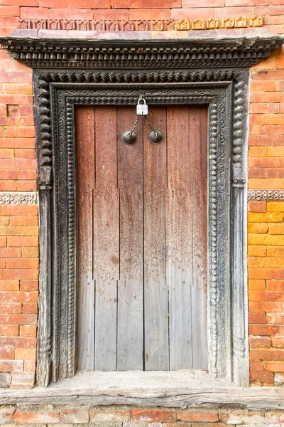 Old Artistic Wooden  Door — Stock Photo, Image