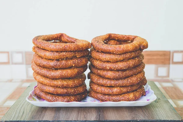 Selroti Famous Nepali Style Sweet Bread Made With Rice Flour,Sugar & Ghee. Popular Nepali Snacks Sel Roti.Nepali Food Nepali Cusine
