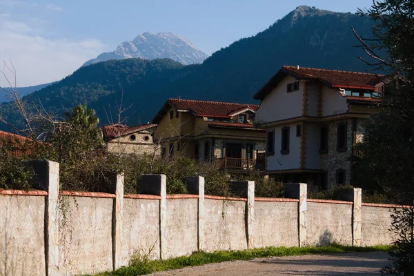 Fethiye 'de geleneksel Türk evleri.