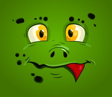 karikatür komik canavar