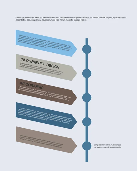 Infographic element mall för presentation — Stock vektor