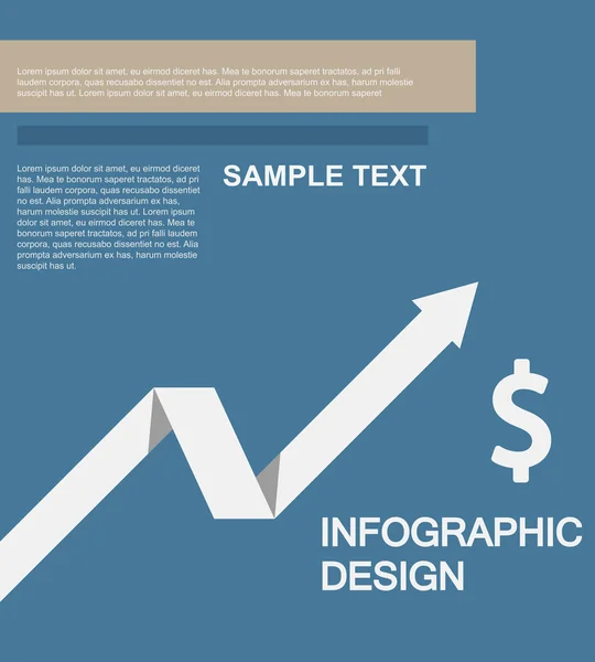 Modelo de elemento infográfico para apresentação — Vetor de Stock