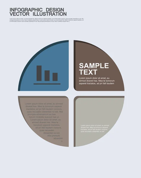 Infographic element template for presentation — Stock Vector