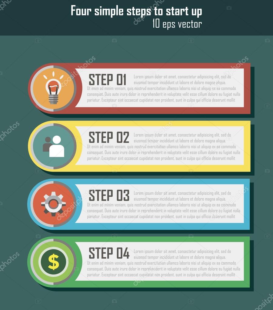 UI for start up infographic
