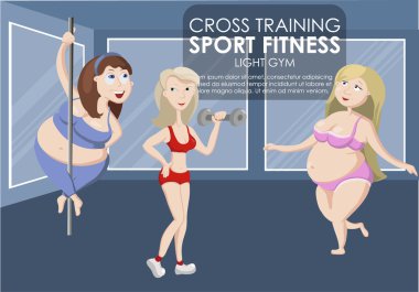 spor salonunda egzersiz yapmak kadınlar