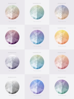 Soyut geometrik desenler