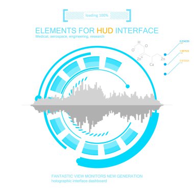 Fütüristik sanal grafik kullanıcı arayüzü
