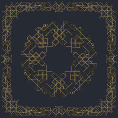 abstract hipster logo template