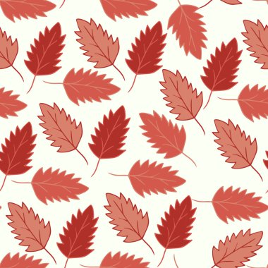 Yapraklı kusursuz desen