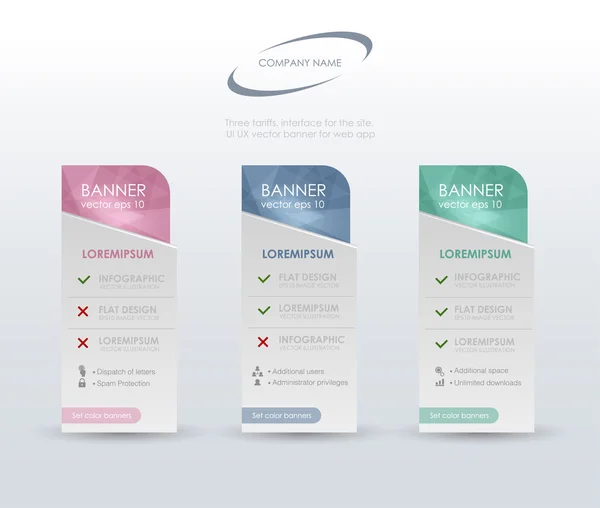 Business infographics tabs template