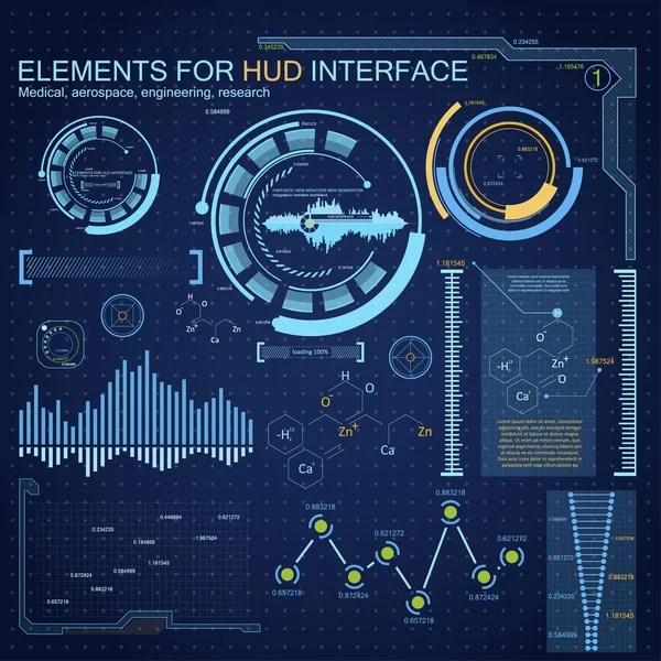 Sfondo dell'interfaccia futuristica — Vettoriale Stock