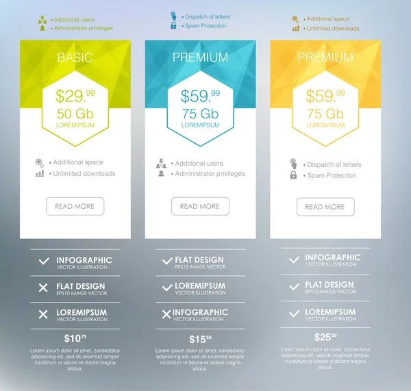 Plantilla de pestañas de infografías de negocios — Vector de stock