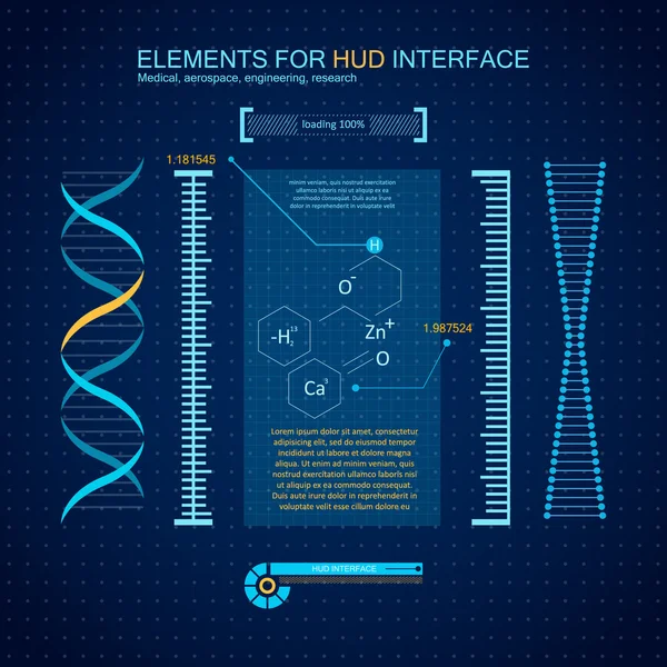 Fundo interface futurista —  Vetores de Stock