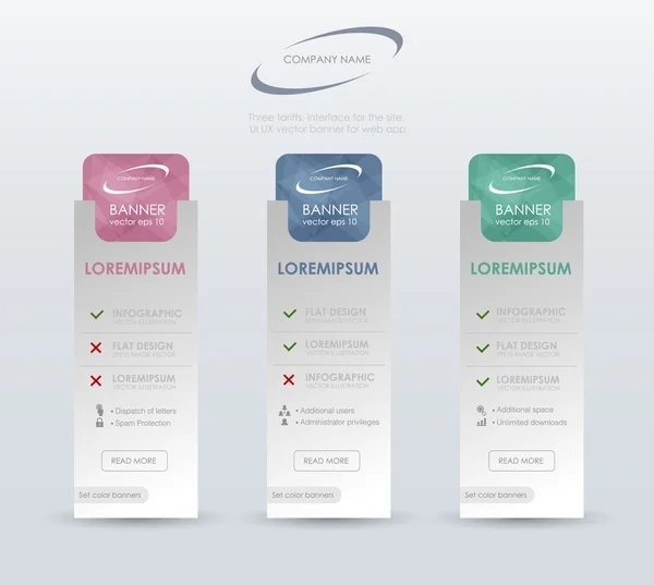 Business infographics tabs template
