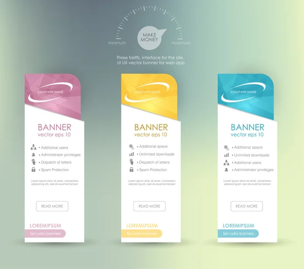 Business infographics tabs template — Stockvector