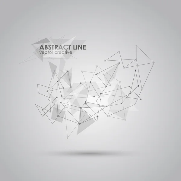 soyut geometrik tasarım öğesi.