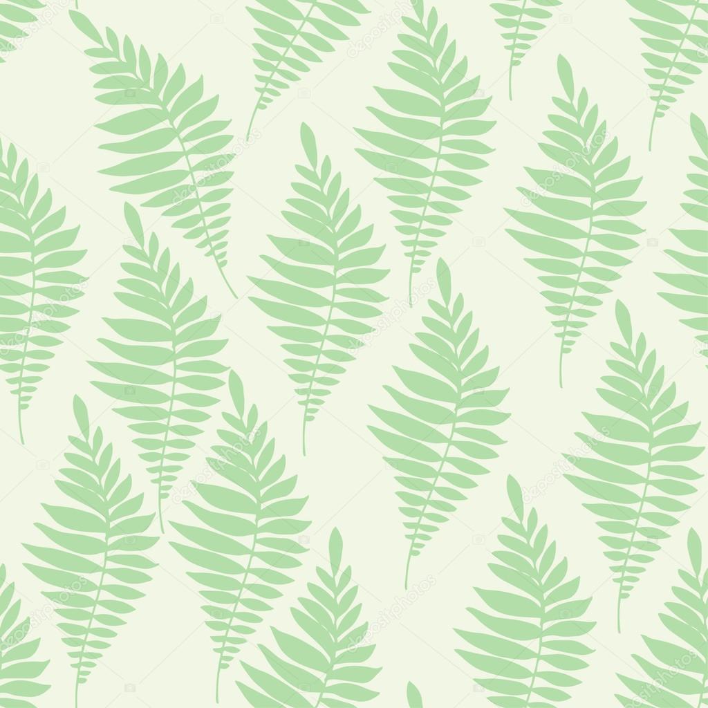 Seamless pattern with leaves