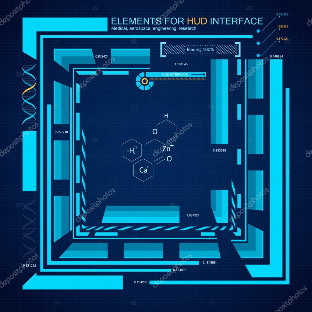 Futuristic virtual graphic user interface Stock Vector Image by ...