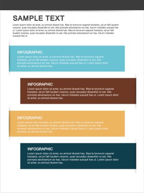 düz stil. Infographic öğeleri