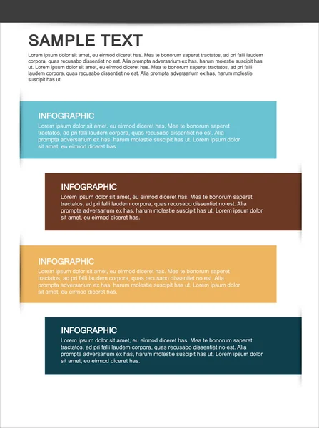 düz stil. Infographic öğeleri