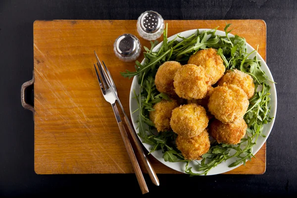 Arancini with cheese — Stock Photo, Image