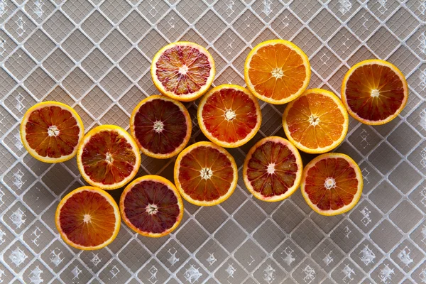Группа апельсинов — стоковое фото