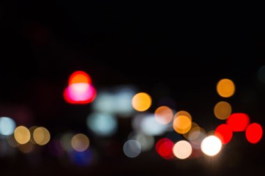 Bulanık sokak ışık