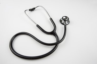 Stetoskop beyaz arka plan