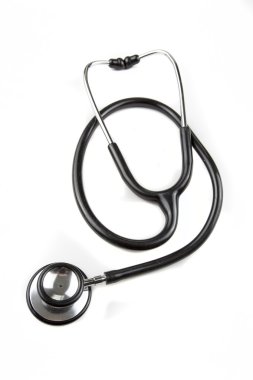 Stetoskop beyaz arka plan