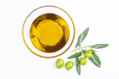 Yeşil zeytin ve zeytinyağı