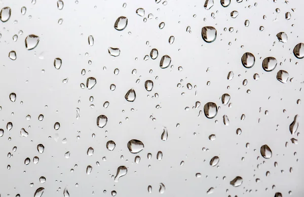 Water Drops Glass Window Textured Background — Stockfoto