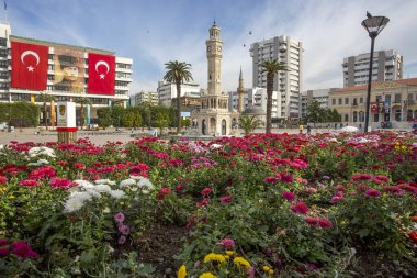 İzmir / Türkiye, 03 Aralık 2020, İzmir Eski Saat Kulesi, Konak