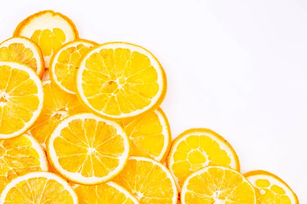 Dried Orange Fruit Isolated Food Concept Photo — Foto de Stock