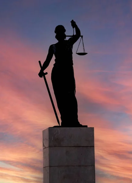 Turkey Izmir Cesmealti, bronze statue of justice