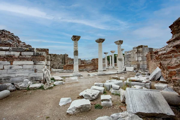 Τουρκία Εκκλησία Εφέσου Σενζάν Σεν Ζαν Φωτογραφία Έννοιας Ταξιδιού — Φωτογραφία Αρχείου