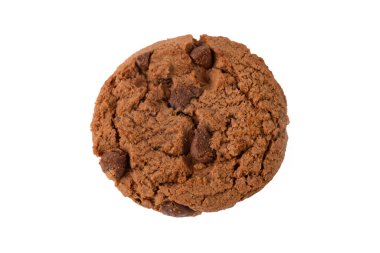 Bir tabak ev yapımı çikolatalı kurabiye.